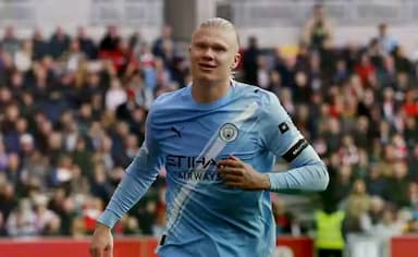 哈兰德双响刷新纪录，曼城主场轻取伯恩茅斯_英超_本赛季_比赛