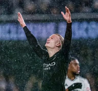 哈兰德独造3球，刷新英超纪录！曼城5-4险胜富勒姆上演惊心逆转戏码_赖因_比分_比赛