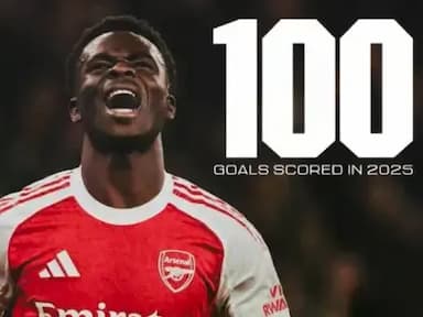 阿森纳本赛季破百球，社媒晒海报庆祝辉煌战绩_进球_联赛_球员